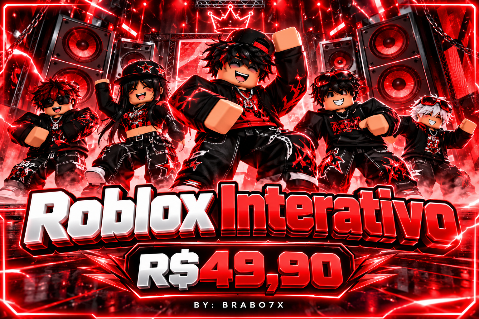 Roblox Interativo — R$49,90 — BY: BRABO7X